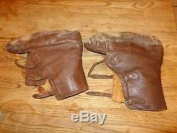 WWII WW2 US Army Air Force USAAF Flight Boots G. H. Bass& Co. Moccasins