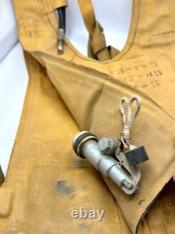 WWII WW2 U. S. ARMY AIR FORCE Life Preserver Mae-West Vest TYPE B4 Spec No. 3135