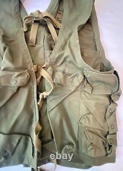 WWII World War 2 II US Army Air Corp Force C-1 Survival Vest With Holster