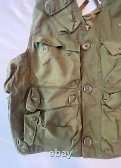 WWII World War 2 II US Army Air Corp Force C-1 Survival Vest With Holster