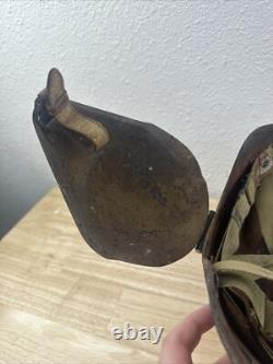 WWII World War 2 US Army Air Force BOMBER CREW M5 FLAK HELMET Flaps