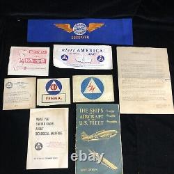 WWII civil defense and army Air Force observer lot