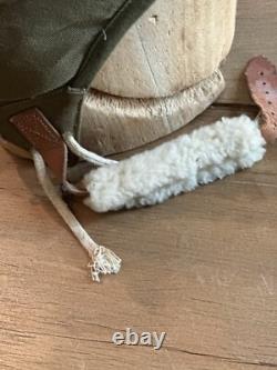 WW 2 Army Air Corps Type A-9 Summer Flying Helmet And ANB H1 Headset