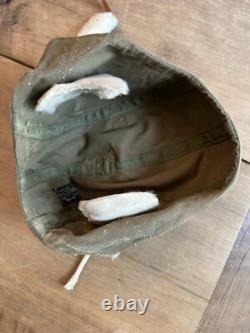 WW 2 Army Air Corps Type A-9 Summer Flying Helmet And ANB H1 Headset