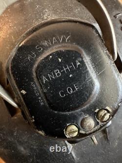 WW 2 Army Air Corps Type A-9 Summer Flying Helmet And ANB H1 Headset