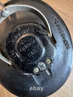 WW 2 Army Air Corps Type A-9 Summer Flying Helmet And ANB H1 Headset