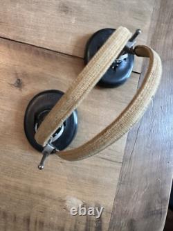 WW 2 Army Air Corps Type A-9 Summer Flying Helmet And ANB H1 Headset