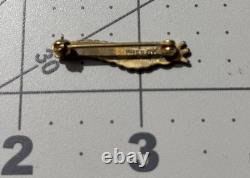 WW 2 Army Air Force Caterpillar Club Pin Marked Sterling and Pres. By Irving