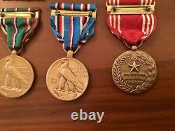 WW 2 Named Army Air Corp grouping GCM named & Certificate of Merit medal