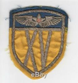 WW 2 US Army 15th Air Force Bullion Patch Inv# M697