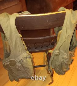 WW II Army Air Force Type C-1 Survival Emergency Tactical Multi Pocket Vest