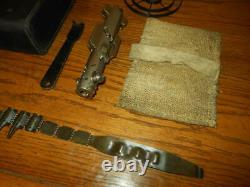 WW II German Army Air Force 34/42 GUNNERS SPARE TOOLS / PARTS KIT SUPERB