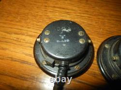 WW II German Army Air Force Dfh. B Kopfhörer PANZER HEADSET 1945 RARE