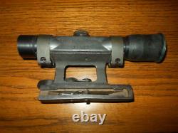 WW II German Army Air Force G43 K43 FG42 ZF4 SNIPER SCOPE & MOUNT SUPERB