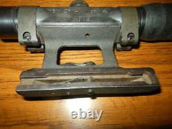 WW II German Army Air Force G43 K43 FG42 ZF4 SNIPER SCOPE & MOUNT SUPERB