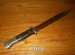 WW II German Army Air Force K98 1938 HERDER BAYONET MATCHING VERY NICE