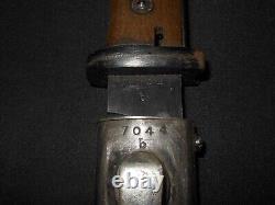 WW II German Army Air Force K98 Bayonet 44 FNJ COPPEL MATCHING VERY NICE