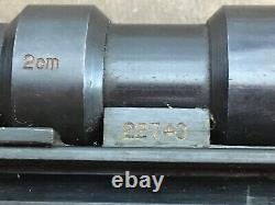 WW II German Army Air Force Z. F. 3x8° 2 cm FlaK aiming scope DZL