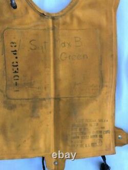 WW II Identified U. S. Army Air Corps Life Vest