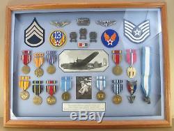 WW II Korean War USAF Army Air Force Medal Group Named withPics Eagle Scout BSA