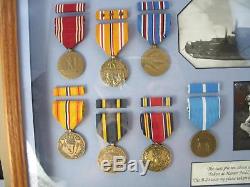 WW II Korean War USAF Army Air Force Medal Group Named withPics Eagle Scout BSA