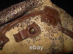 WW II US Army Air Force Aircraft TYPE B-6 LEATHER & FLEECE FLIGHT HELMET