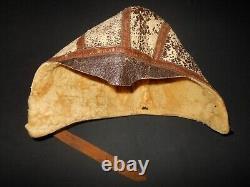 WW II US Army Air Force Aircraft TYPE B-6 LEATHER & FLEECE FLIGHT HELMET