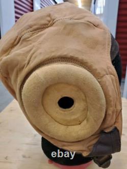WW II US Army Air Force Leather Flight Helmet Type A-11 No. 3189 Large Goodrich