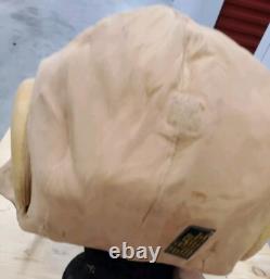 WW II US Army Air Force Leather Flight Helmet Type A-11 No. 3189 Large Goodrich