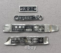 WWii JAPANESE ARMY AIR Mitsubishi ZERO A6M3 Model 22 1943 Photos + 4 Data Plates