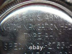 Waltham Ww II U. S. Army Air Force Wristwatch Parts Or Repair