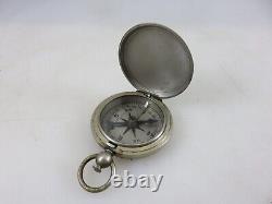 Wittnauer Pocket Compass WWII US Army Air Force Military Vintage