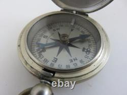 Wittnauer Pocket Compass WWII US Army Air Force Military Vintage