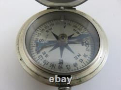 Wittnauer Pocket Compass WWII US Army Air Force Military Vintage