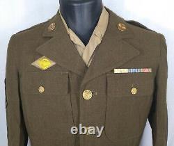 World War II 5th Army Air Force Coat & Shirt WWII WW2 Uniform AAF Fifth Air Forc