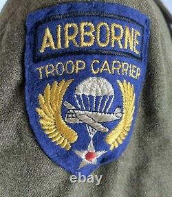 World War II Airborne Troop Carrier Ike Jacket WWII WW2 Army Air Force AAF