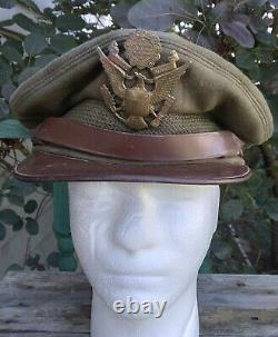 World War II Officer's Service Hat Cap Army Air Force AAF WWII WW2