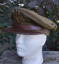 World War II Officer's Service Hat Cap Army Air Force AAF WWII WW2