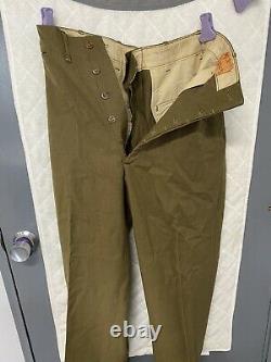 World War II US Army Air Corps Named Uniform Enlisted Jacket Pants Hat NAMED