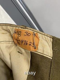World War II US Army Air Corps Named Uniform Enlisted Jacket Pants Hat NAMED