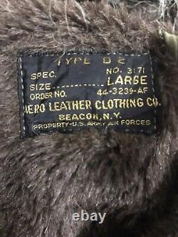 World War II United States Army Air Forces D-2 Lined Parka Jacket Size Large