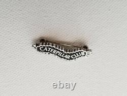 World War II WW2 Caterpillar Club Pin US Army Air Corps Parachute Sterling