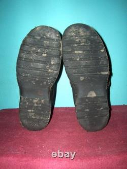 Ww11 Army Air Corp Heavy Flight Overshoes Pilots Leather /wool Boots Sz. L