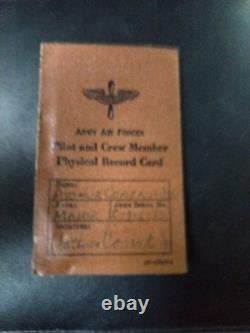 Ww11 Id Card Air Corps Army USA, Physical Record Car And More
