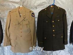 Ww11 Ww2 Us Army Air Force Officers Pilots Uniforms Named Bullion Wings