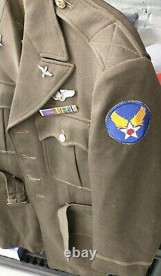 Ww2 1943 Us Army Air Corps Officers Jacket/tunic Small