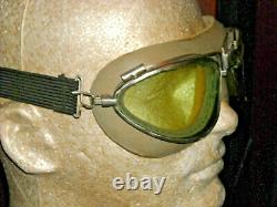 Ww2 Army Air Corp Usaf B-6 Goggle, Original Nos Cushion
