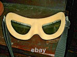 Ww2 Army Air Corp Usaf B-6 Goggle, Original Nos Cushion