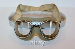 Ww2 Aviator Flight Flying Goggles- American Optical- Us Army Air Corps