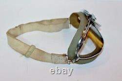 Ww2 Aviator Flight Flying Goggles- American Optical- Us Army Air Corps